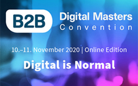 Max Meister  bei der B2B Digital Masters Convention 2020