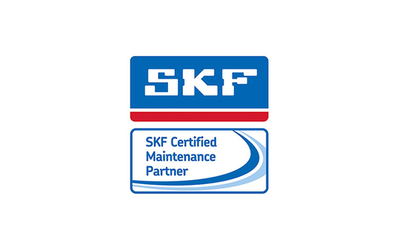 Das Bild zeigt das Logo des SKF Certified Maintenance Partner Programms.