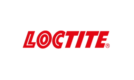 Das Bild zeigt das Loctite Logo in roten Großbuchstaben.