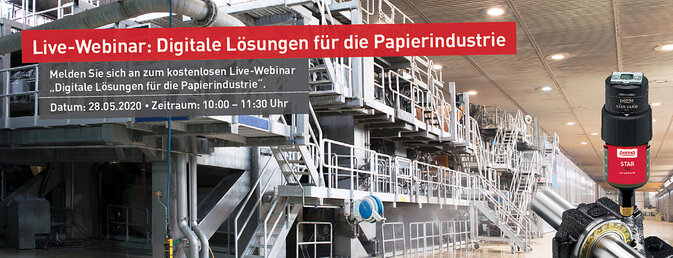 Perma Live-Webinar - Digitale Lösungen für die Papierindustrie am 28.05.2020