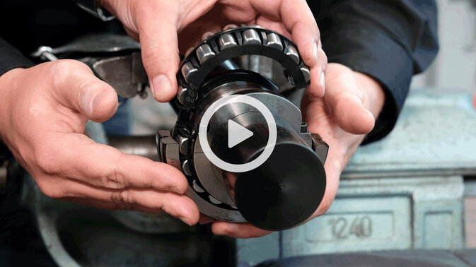 Radial geteilte Wälzlager