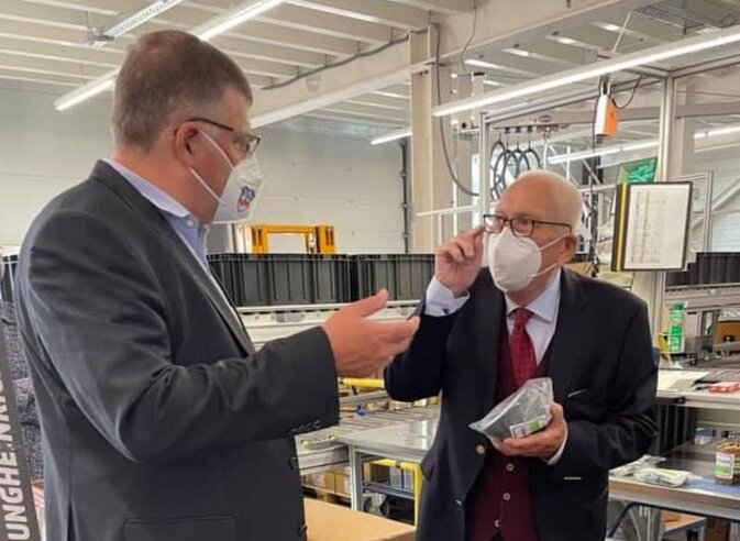 Landrat Löwl zu Besuch in Dachau