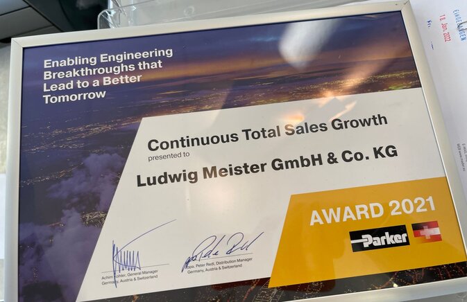 Zweifache Auszeichnung von Parker Hannifin