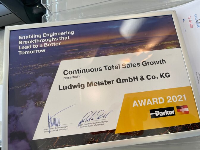 Zweifache Auszeichnung von Parker Hannifin