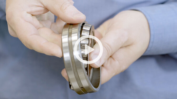 Abgedeckte Pendelrollenlager