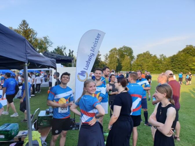 Ludwig Meister beim 8. VR - Firmen- und Behördenlauf