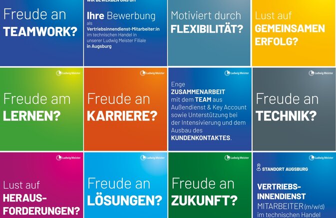 Wir bewerben uns um Sie!