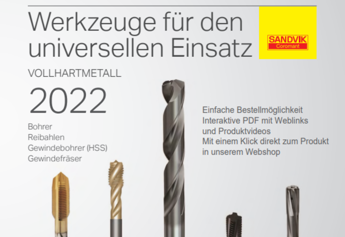 Sandvik Coromant - Werkzeuge für den universellen Einsatz