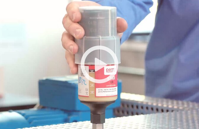 Indirekte Montage von perma Schmiersystemen