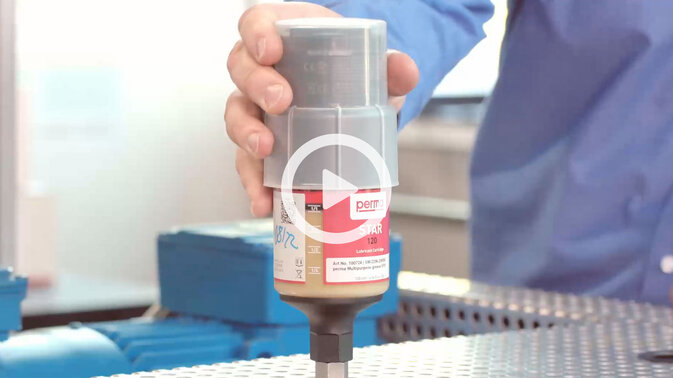 Indirekte Montage von perma Schmiersystemen