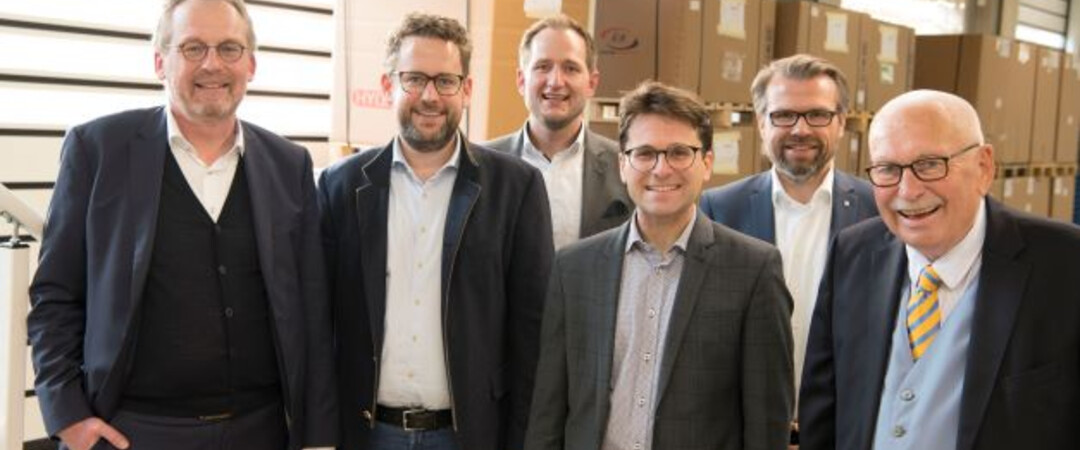 Delegation der Stadt Dachau zu Besuch bei Ludwig Meister