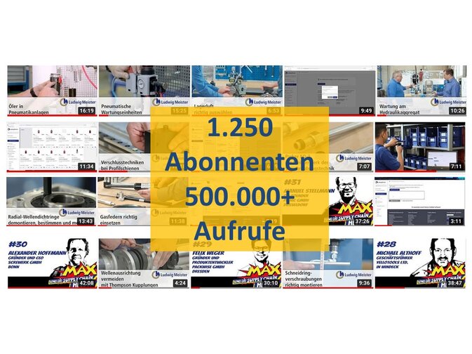 500.000 Aufrufe im Ludwig Meister Video Channel
