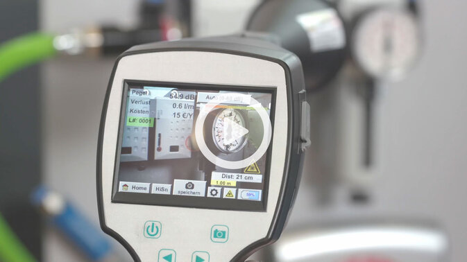 Einsparpotentiale in der Druckluft-Anlage: Lecksuche