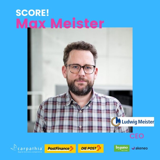 Max Meister auf der SCORE! 2023 in Zürich