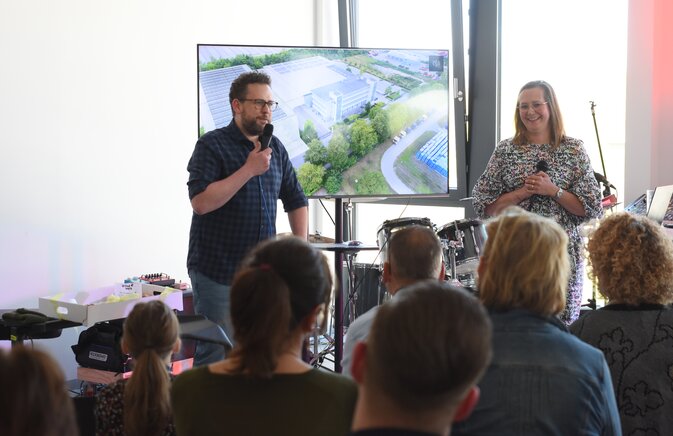 Eröffnung des gründwerk in Dachau