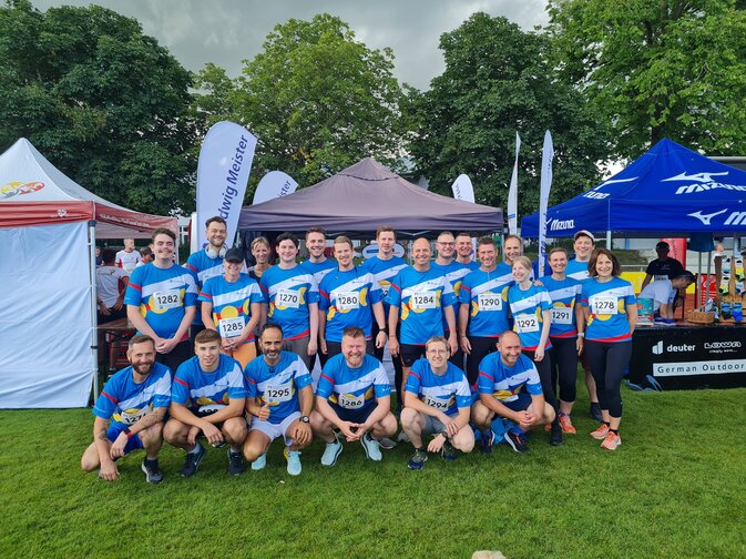 Ludwig Meister beim 9. VR - Firmen- und Behördenlauf