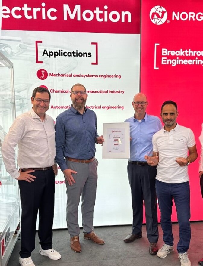 Ludwig Meister als Norgren Premier Partner ausgezeichnet