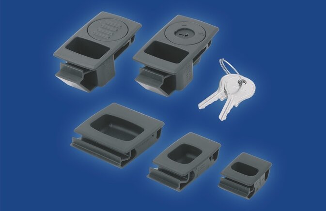 KIPP's Innovative Schnappverschlüsse mit Griffmulde
