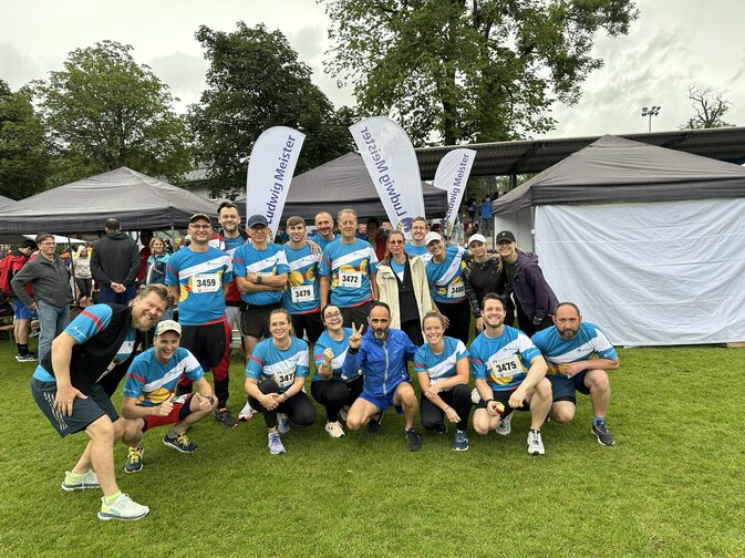 Ludwig Meister beim 10. Dachauer VR - Firmen- und Behördenlauf