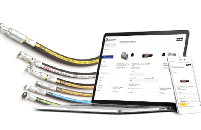 Entdecken Sie unseren neuen Hydraulik-Schlauchkonfigurator
