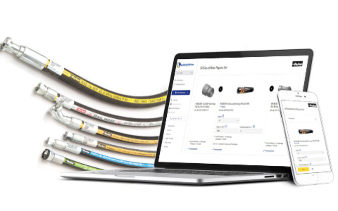 Entdecken Sie unseren neuen Hydraulik-Schlauchkonfigurator