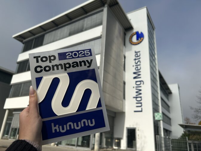 Ludwig Meister erneut als Top-Arbeitgeber ausgezeichnet – kununu Top Company 2025