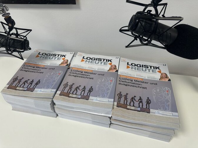 Ludwig Meister auf dem Titel von Logistik Heute: Ein schöner Erfolg