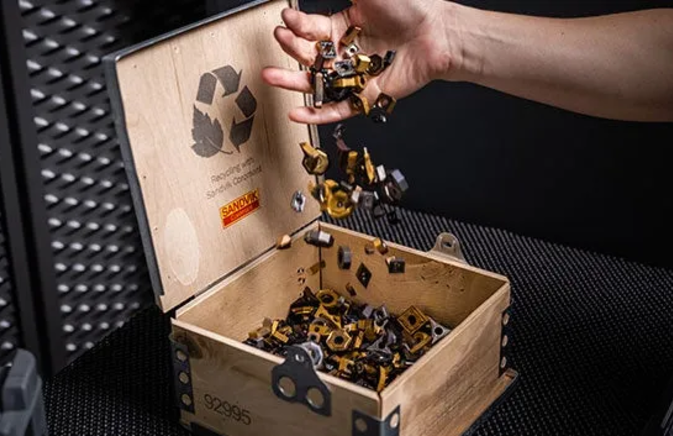 Hartmetall recyceln und profitieren –  mit Sandvik Coromant & Ludwig Meister