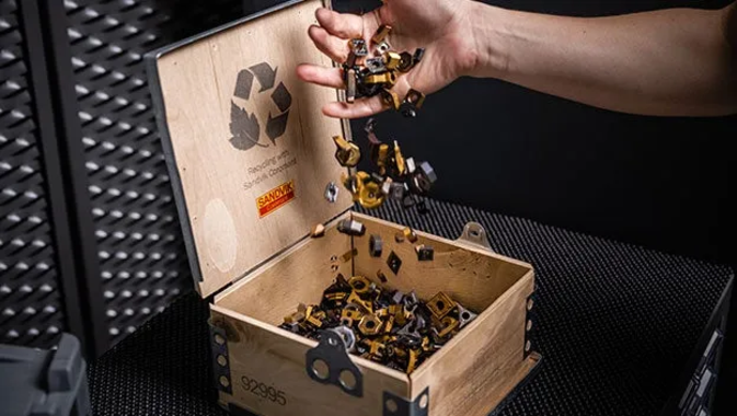 Hartmetall recyceln und profitieren –  mit Sandvik Coromant & Ludwig Meister