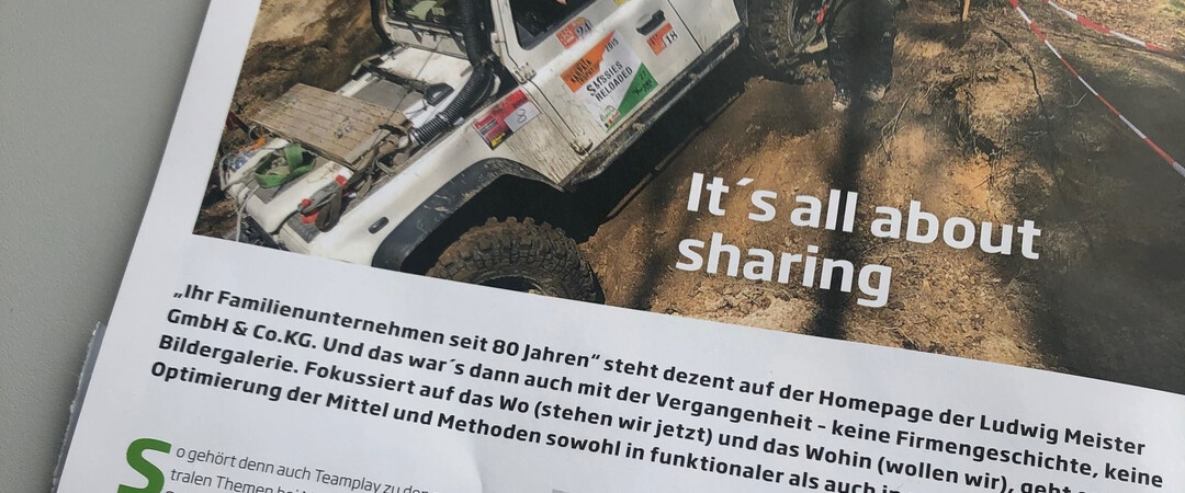 VTH-Portrait "It´s all about sharing" -  Max Meister in der aktuellen Ausgabe des VTH Branchenmagazins