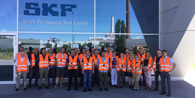 Ludwig Meister besucht das SKF Sven Wingquist Test Center