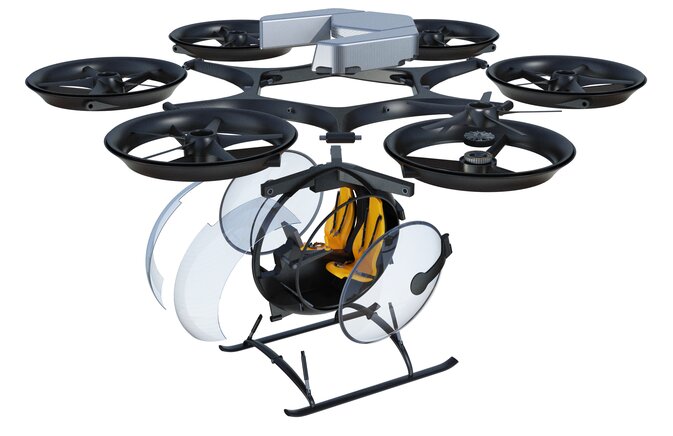 Auf den Spuren von da Vinci - Lastendrohnen made in Bayern