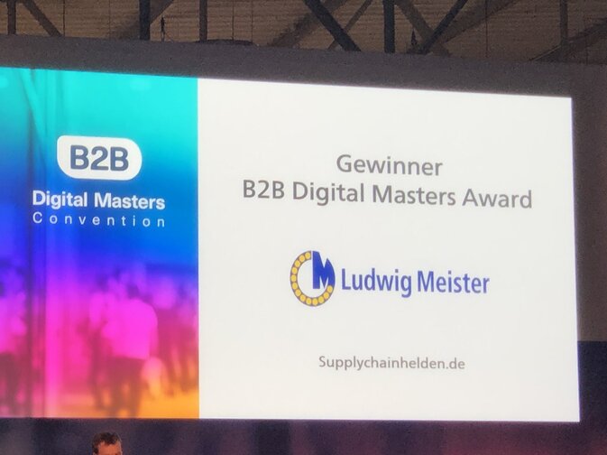 B2B Digital Master Award 2019 an Ludwig Meister
