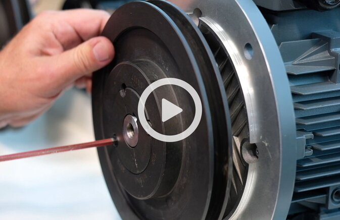 Riemenscheiben Montage mit Taper-Buchsen