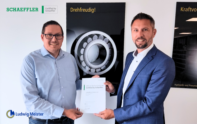 Partnerschaft mit Zukunft: Ludwig Meister erneut von Schaeffler zertifiziert