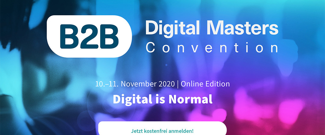 Max Meister  bei der B2B Digital Masters Convention 2020