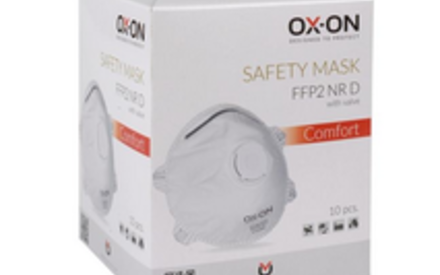 Vorsicht ist besser als Nachsicht:  OX-ON Atemschutzmaske FFP2 NR