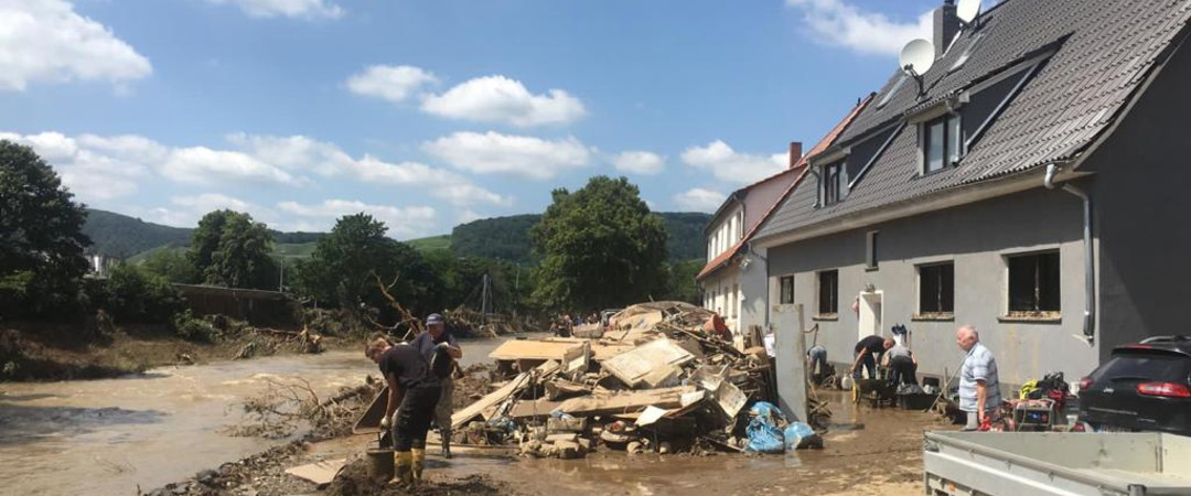 Hochwasser in NRW &amp; Rheinland-Pfalz – wir helfen!