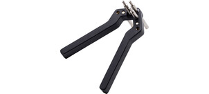 Eine schwarze Zange mit Metallspitzen, die in der Dichtungstechnik verwendet wird.