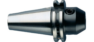 Ein metallisches Weldon Spannfutter System zur Werkzeughalterung in Maschinen.