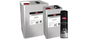 Verschiedene Behälter von Caramba Intensiv Bremsenreiniger in unterschiedlichen Größen.