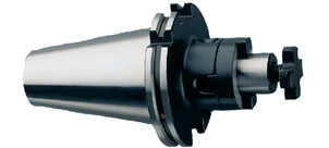 Ein metallischer Aufsteckfräserdorn, der bei Fräsmaschinen verwendet wird.